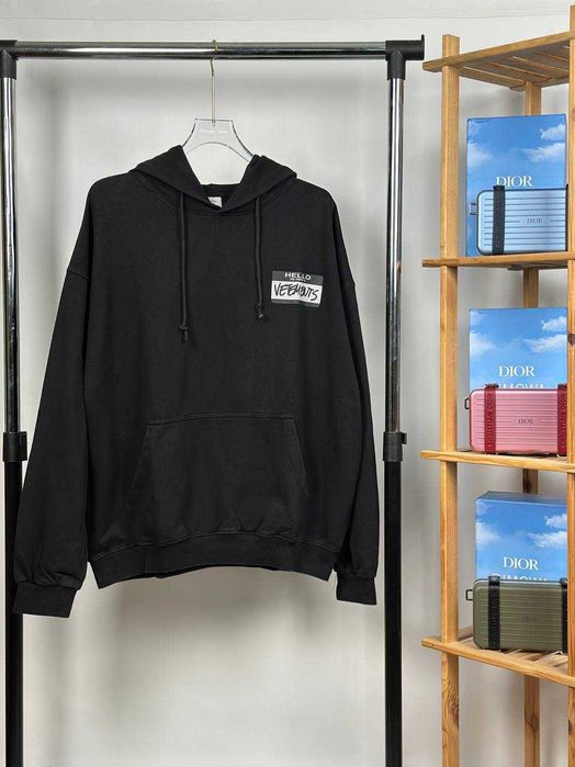 Худі VETEMENTS "HELLO" | Бавовняна Преміум Кофта Ветементс