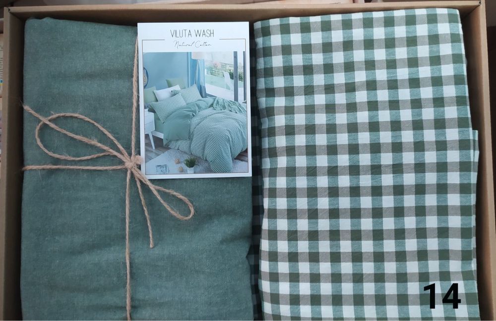 Стильна постіль з вареної бавовни Viluta (не потребує прасування)