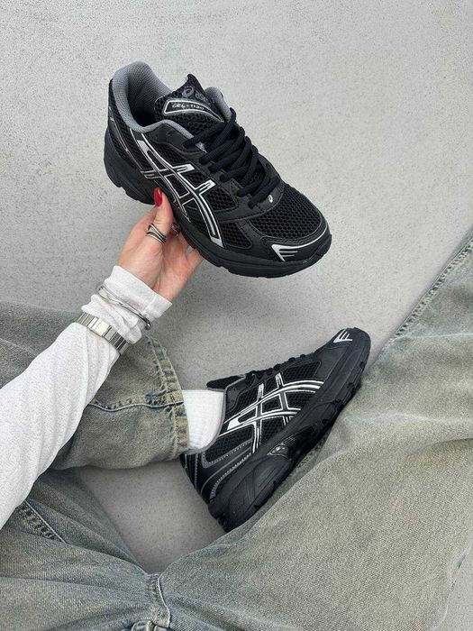 ‼️НОВІ Кросівки ASICS Gel-1130 Black Silver