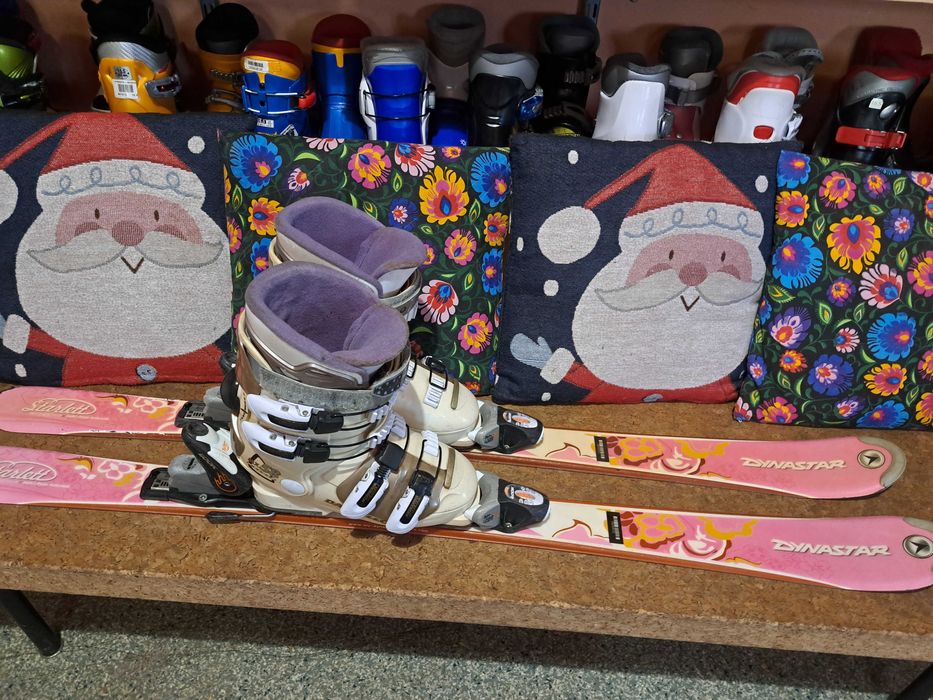 komplet narty Dynastar Starlett 120 cm + buty  Dalbello 35 - 36