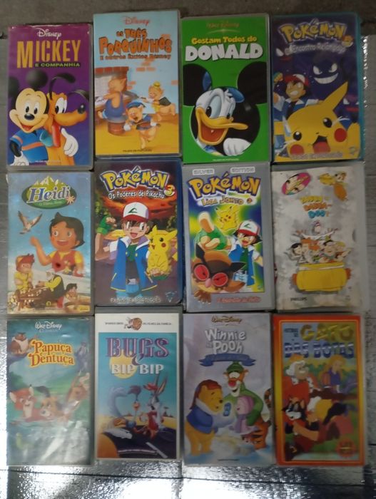 Filmes infantis  em VHS