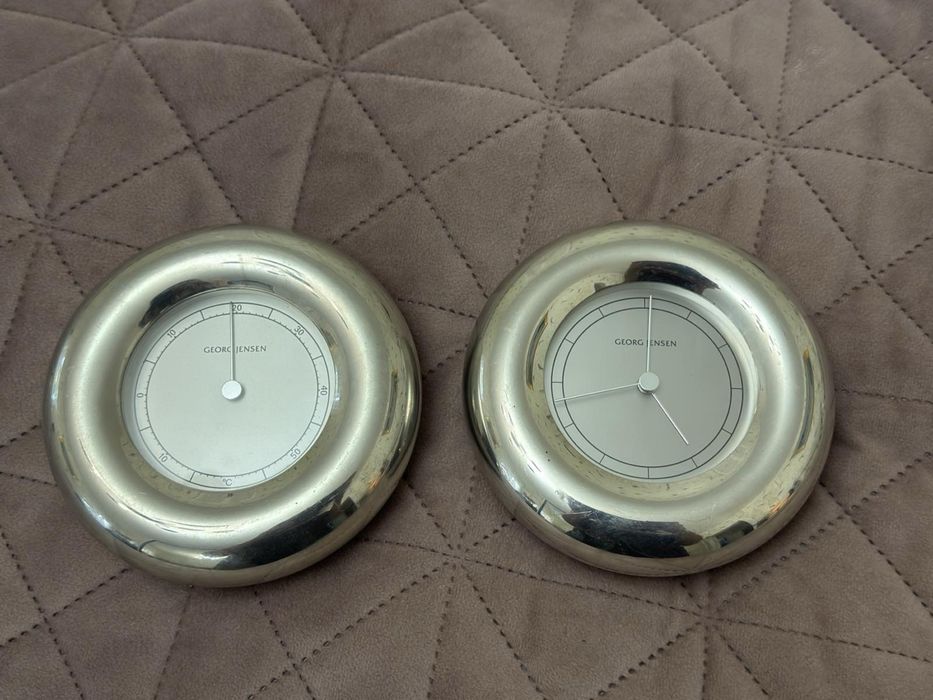Georg Jensen термометр і годинник