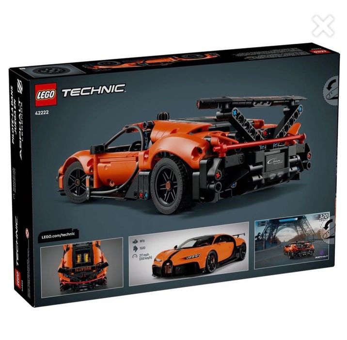 Конструктор LEGO Technic Гіперкар Bugatti Chiron Pur Sport