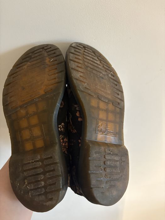 Dr Martens nubuk kwiaty rozmiar 39