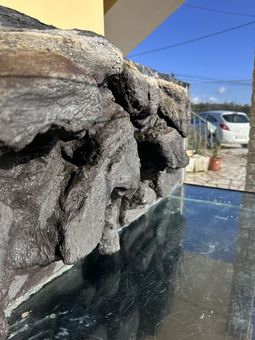 Aquário 160L  com fundo 3D artesanal + filtros eheim + calha ilu.