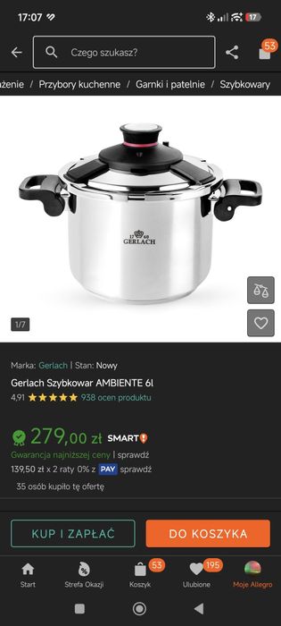 Szybkowar garnek Gerlach