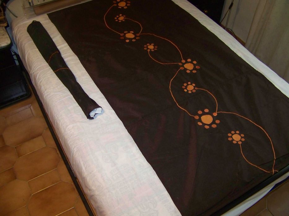 2 estores japoneses 1,75m x 89cm e 2 cortinados 1,20m x 90cm