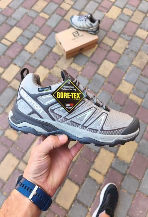 !SALE! Salomon Speed Cross Gore-Tex Beige Brown 41 42 43 44 45 46