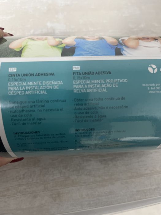 Fita união adesiva para relva artifical