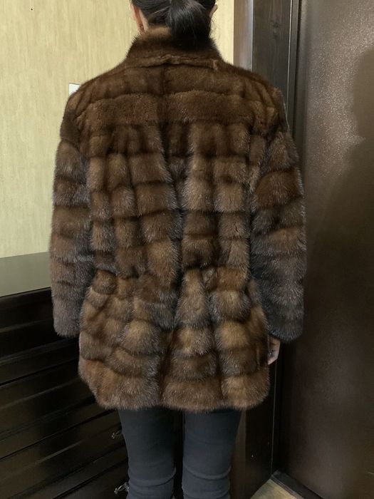 Норковый полушубок