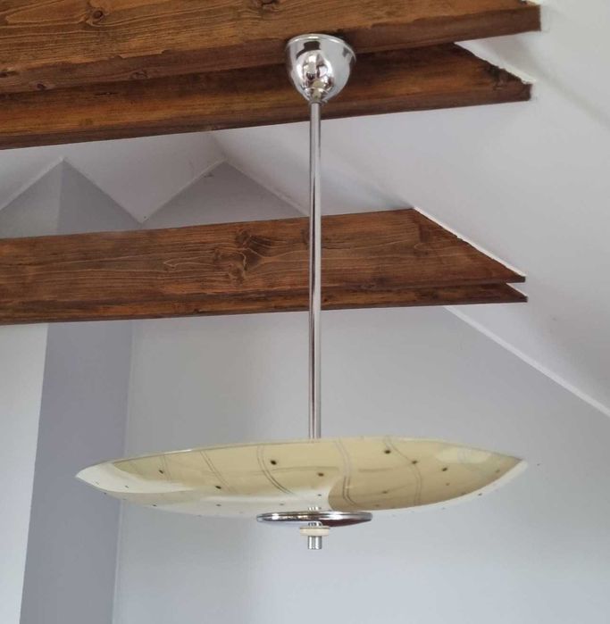 Lampa parasolka Zukov Mid Century Design lata 60 Czechosłowacja PRL