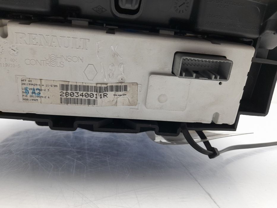 Display / ecrã de informações RENAULT Megane III (BZ0_)