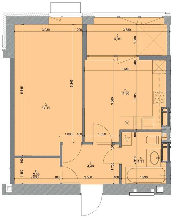 Продаж 1 -кімнатна квартира "Вишгород Сіті Парк", центр міста