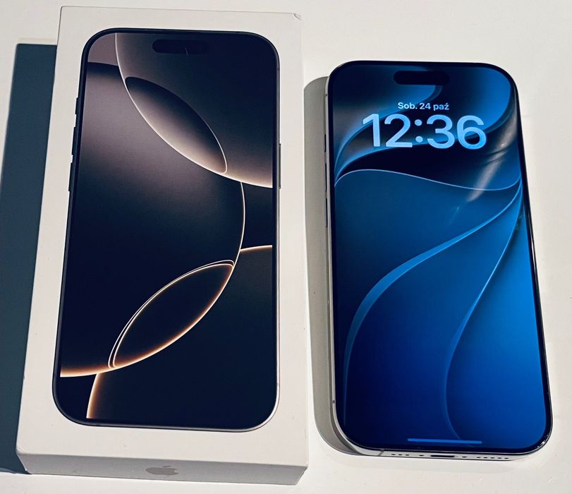 iPhone 16pro 256gb bateria 89% technicznie i wizualnie bardzo dobry