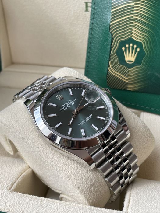 Rolex Datejust 41 Verde Jubilee Novo