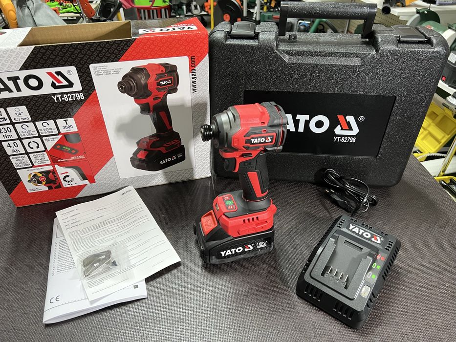 Ударный бесщеточный винтоверт импакт Yato YT-82798 На 230 Нм