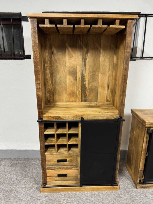 Nowy wyjatkowy Kredens Barek Bufet drzewo mango styl LOFT Faktura Vat