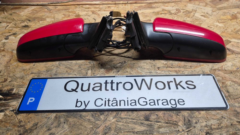 Retrovisores Simétricos Elétricos Aquecidos Originais Audi A4 B6 B7 8E 2000 a 2008
