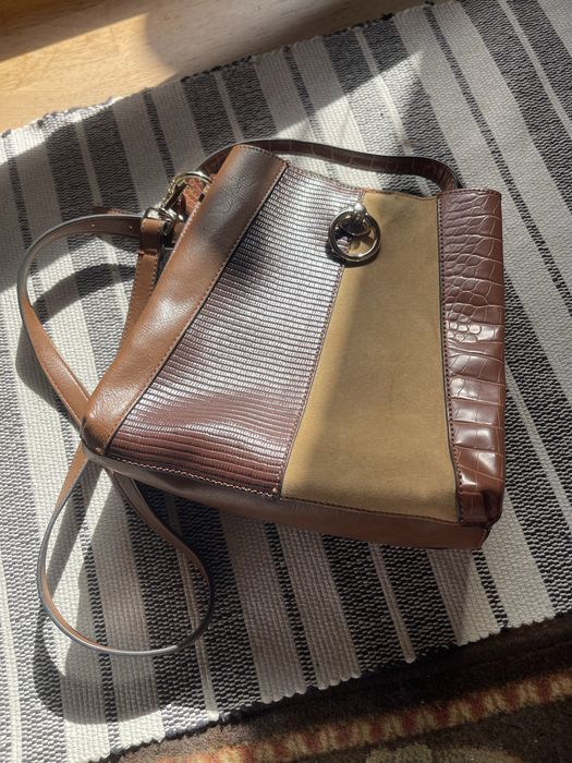 Torebka Bucket Bag Camel Zara Style Minimalistyczna
