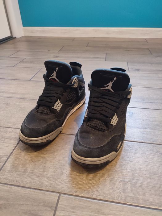 Jordan 4 Black canvas