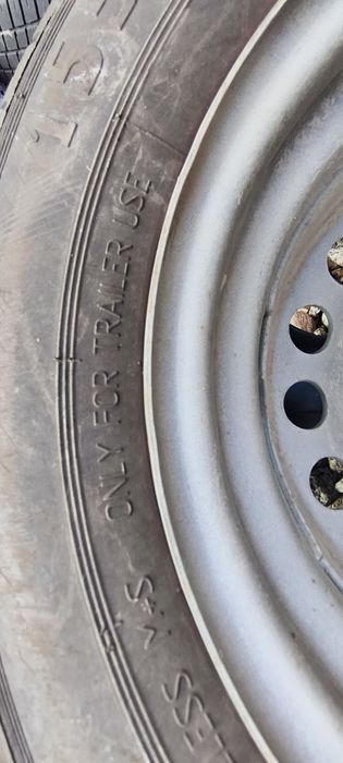 Koła 155/70R13 przyczepki Neptun 4x100. Jak nowe 4sztuki