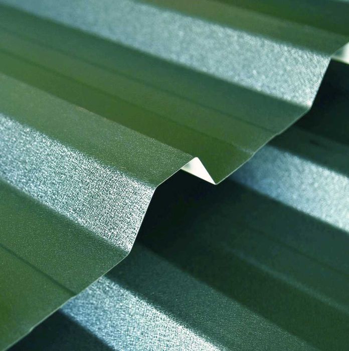 Blacha trapezowa T-18 zielony mat, RAL 6020 mat 0,40 mm