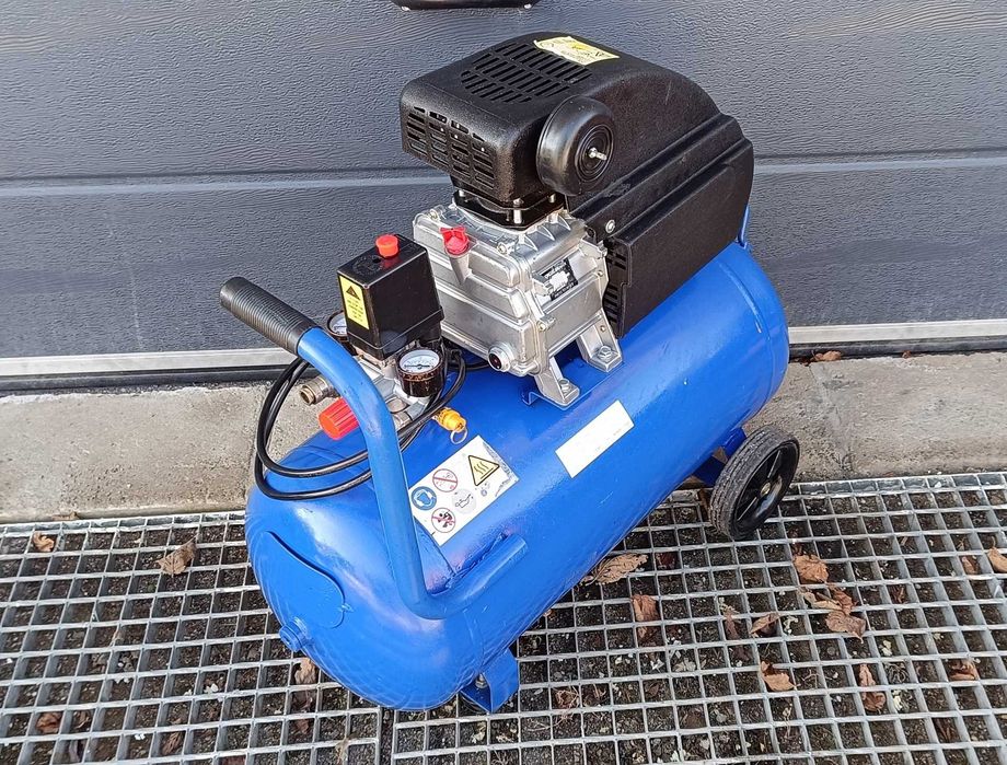 Kompresor Sprężarka CriKo 50L 230V 2.5HP 8Bar 2016R jak nowy z Belgii ...