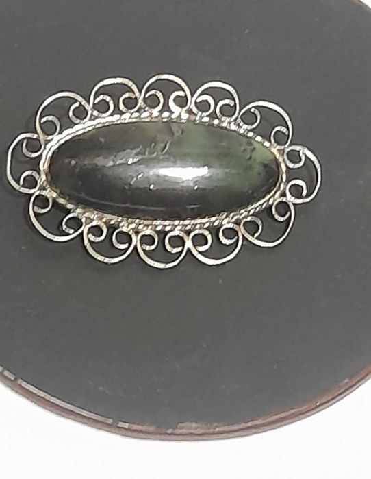 Брошка серебро 875,925