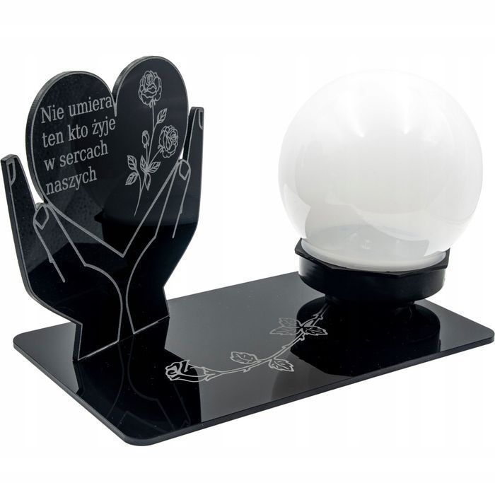 Znicz led znicz solarny statuetka led na cmentarz