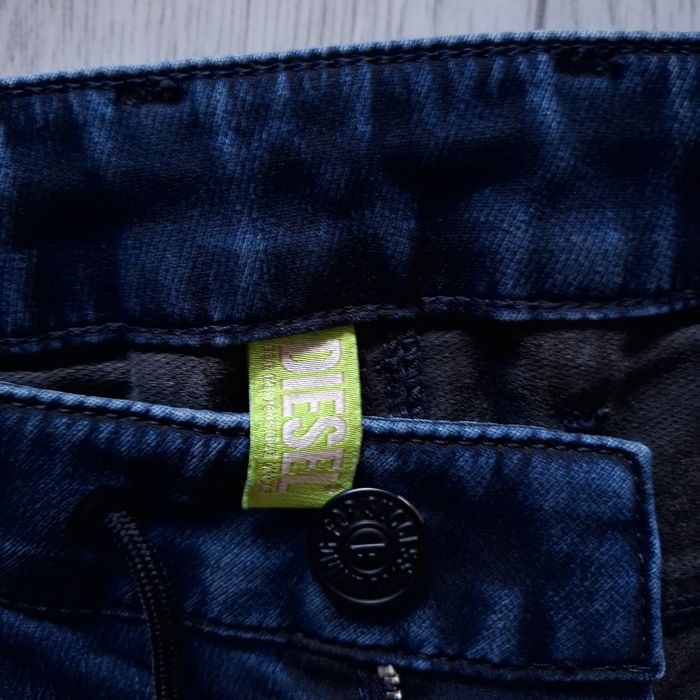 Diesel Krooley Jogging szorty jeansowe W28 L32 tapered JoggJeans granatowe denim