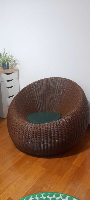 Poltrona de Verga e extrutura madeira "Estilo Natura"