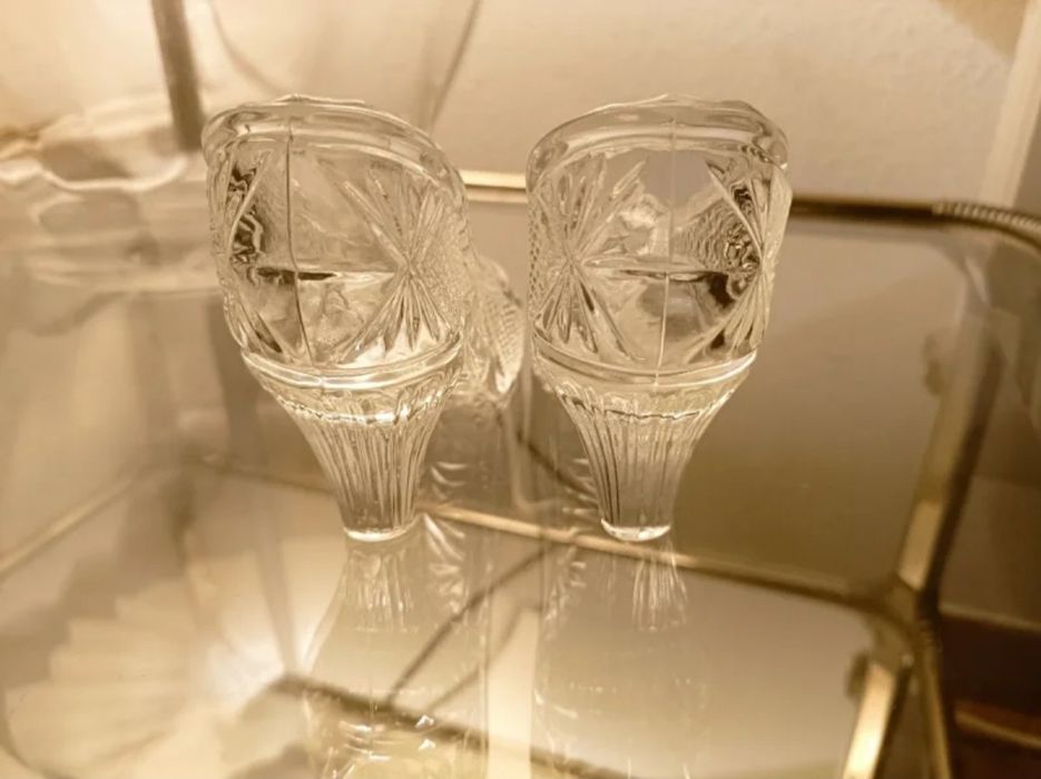 Escultura de sapatos em CRISTAL (Artigo ÚNICO)