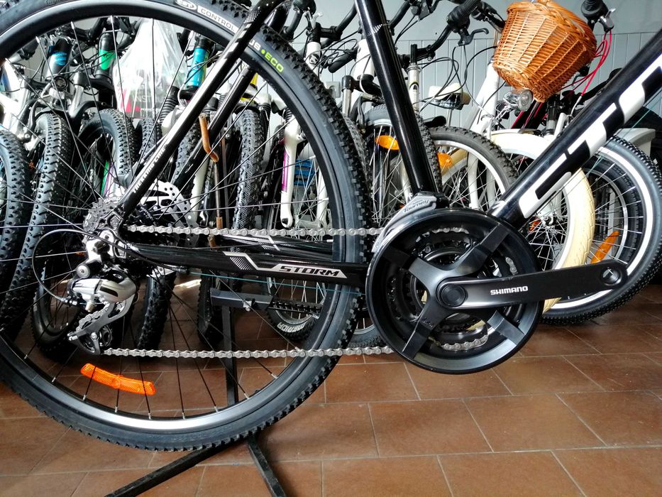 NOWY STORM CROSS AERO 4.0 Man Roz. 21" Koła 28 HYDRAULIKA Crossowy!