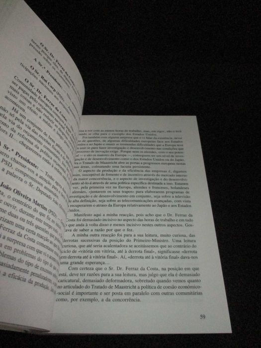 Livro A Assembleia da República e o Tratado da União Europeia