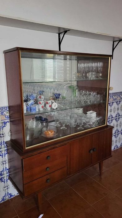 Garrafeira com espelho vintage