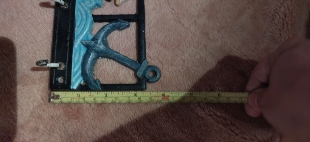 Cabide de ferro furjado