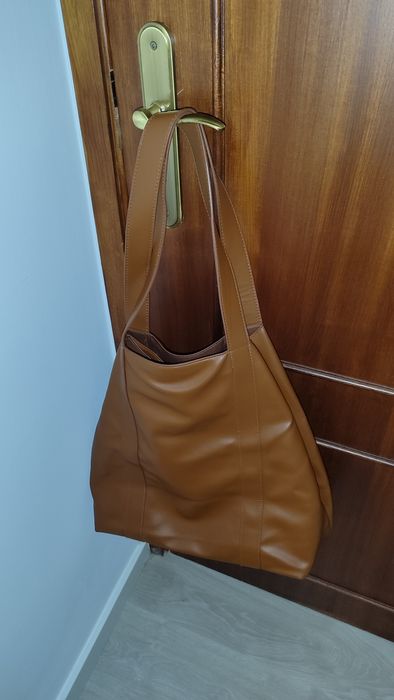 Mala de ombro alças textura