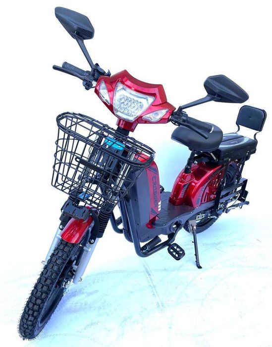 ХІТ! Електровелосипед Crosser E-Delta (800W, 60V, 15Ah,) - Червоний