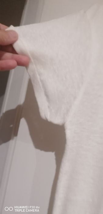 Camisola senhora branca em algodão