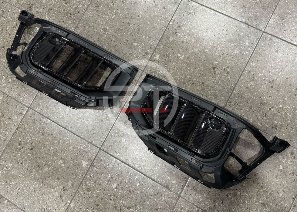 Вставки бампер карбоновые воздуховоды Mercedes G-Class G63 W465 Карбон