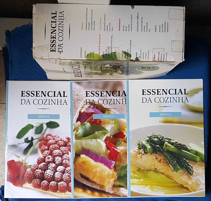 40 livrinhos Essencial da Cozinha do Jornal de Notícias