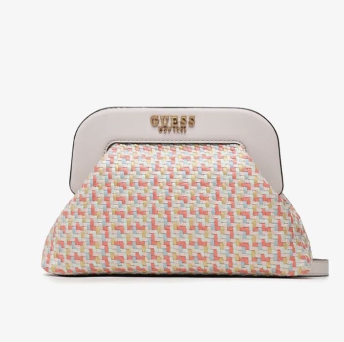 Сумка Guess з кольоровим плетінням