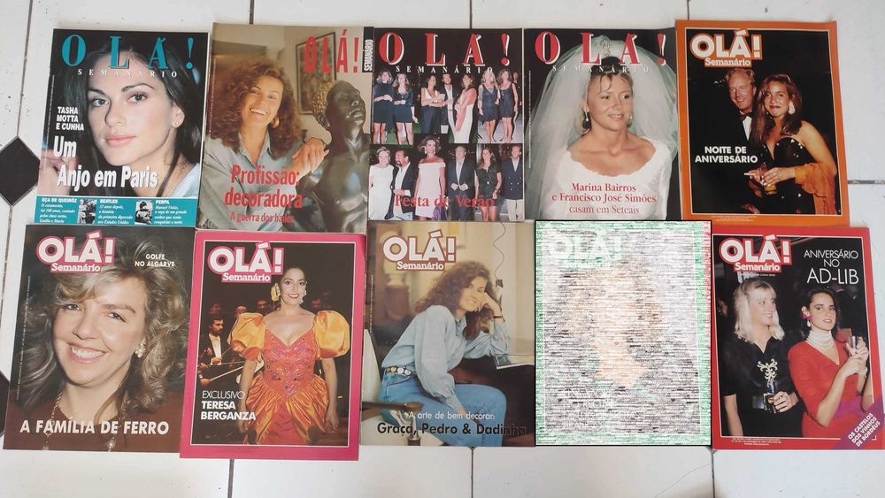 Lote 56 Revistas Olá Semanário