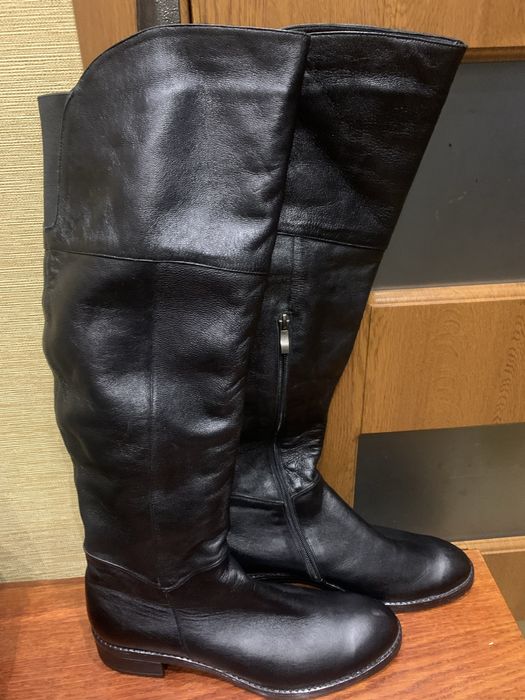 Сапоги натуральная кожа зимние евро