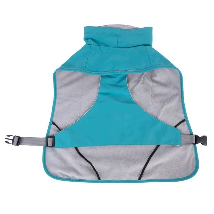 Kurtka płaszcz przeciwdeszczowy dla psa Teal Tiaki Zooplus 30cm