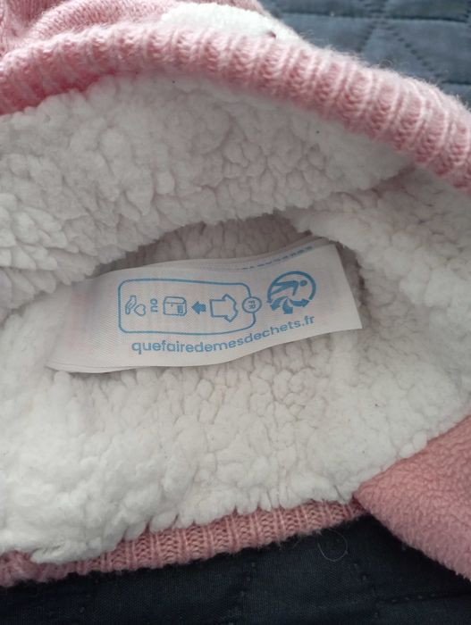 Zimowa czapka niemowlęca Obaibi r.44