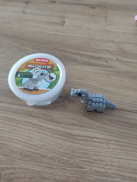 Mini klocki dinozaur i krowa