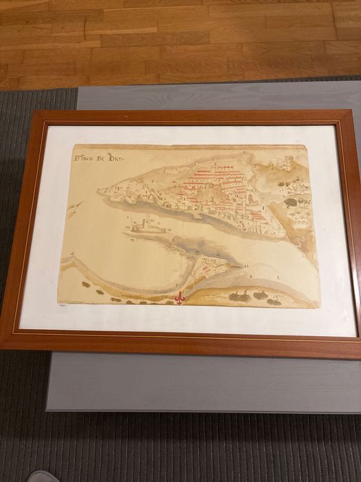 Serigrafia certificada – Tábua da Aguada do Xequê