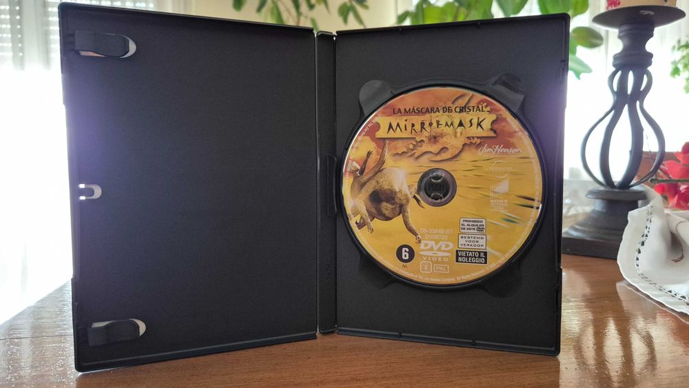 Vendo DVD filme MIRRORMASK - "A Máscara de Cristal", Jim Henson Comp.!