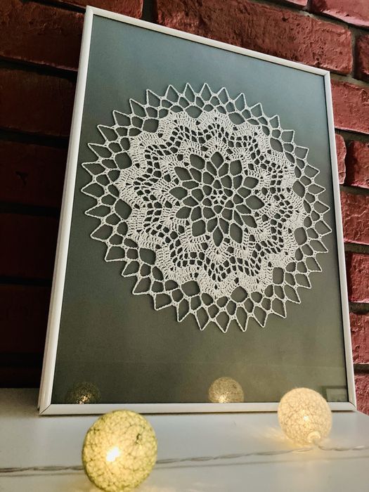 Obraz Boho Koronka Handmade